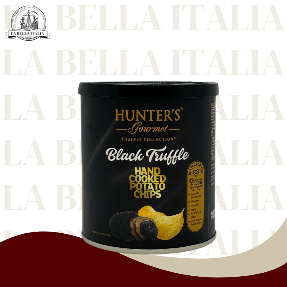 Hunter’s Gourmet Black Truffle Chips 40g La Bella Italia